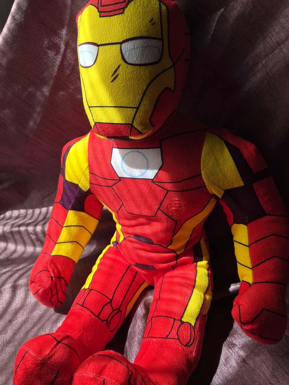 Marvel Super Hero Adventures Iron Man Plush Pillow Buddy – 20” Large Stuffed Toy - Picture 2 of 6